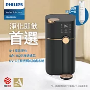 PHILIPS ADD6910 RO濾淨瞬熱飲水機(黑色) 贈濾心ADD550一入
