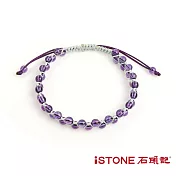 石頭記 編織手鍊-小圓滿(3材質選) 紫水晶
