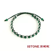 石頭記 編織手鍊-小圓滿(雙色3款選) 綠瑪瑙