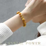 【Crystal Power 克里斯能量水晶】黃金貓眼能量水晶手鍊 M