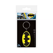 【Paladone UK】華納DC 蝙蝠俠 Batman LOGO 經典蝙蝠俠 進口鑰匙圈 橡膠鑰匙圈掛環