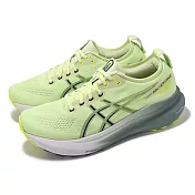 Asics 慢跑鞋 GEL-Kayano 31 2E 男鞋 寬楦 螢光綠 支撐 緩衝 運動鞋 亞瑟士 1011B869300 27cm COOL MATCHA/CELADON