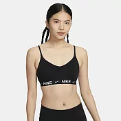 NIKE AS W NK DF INDY LGT SPT BRA 女運動內衣-黑-FD1063011 L 黑色