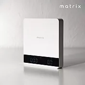 【Matrix】S3 MetaI 手沖義式口袋金屬咖啡電子秤 -白