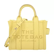 MARC JACOBS THE LEATHER MICRO TOTE 皮革兩用托特包- 卡士達黃