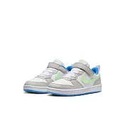 NIKE COURT BOROUGH LOW RECRAFT (PS) 中大童休閒鞋-白-DV5457005 22 白色