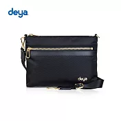 deya posh 輕盈時尚斜背包-黑色