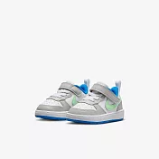 NIKE COURT BOROUGH LOW RECRAFT (TD) 嬰幼休閒鞋-白藍-DV5458005 12 白色