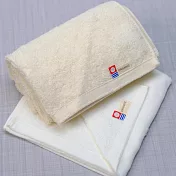 河上工藝所 今治認證有機棉 食用級酵素染 紗布毛巾 自然色