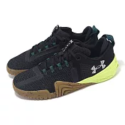 Under Armour 訓練鞋 TriBase Reign 6 男鞋 黑 綠 緩震 穩定 UA 3027341002