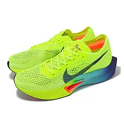 Nike 競速跑鞋 ZoomX Vaporfly Next% 3 男鞋 綠 藍 碳板 推進 運動鞋 DV4129-700 27cm YELLOW/BLACK