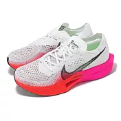 Nike 競速跑鞋 Wmns  ZoomX Vaporfly Next% 3 女鞋 白 紅 碳板 推進 運動鞋 HF4995-100