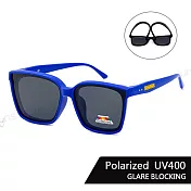 【SUNS】兒童偏光太陽眼鏡 時尚GM款韓版墨鏡 彈力壓不壞材質 寶麗來鏡片 抗UV400 S133 寶石藍