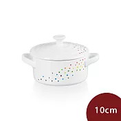 Le Creuset 迷你圓形烤盅  烤模  10cm 繽紛愛心白
