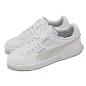 Puma 休閒鞋 Court Ultra Lite 男鞋 女鞋 白 米灰 皮革 小白鞋 情侶鞋 38937110