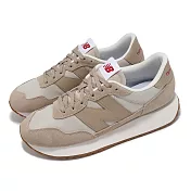 New Balance 休閒鞋 237 男鞋 女鞋 海鹽 月岩灰 麂皮 拼接 緩衝 情侶鞋 NB MS237CG-D 27cm SALT/MOONROCK