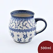 波蘭陶 蕙質蘭心系列 胖胖杯 500ml 波蘭手工製 馬克杯 咖啡杯 水杯 茶杯
