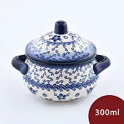 波蘭陶 蕙質蘭心系列 有蓋湯盅 12cm 波蘭手工製 燉盅