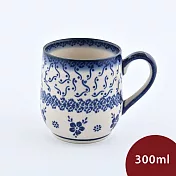 波蘭陶 蕙質蘭心系列 卡布其諾杯 300ml 波蘭手工製 馬克杯 咖啡杯 水杯