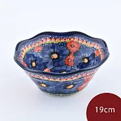 波蘭陶 仲夏紫蜜系列 沙拉碗 19cm 波蘭手工製 飯碗 湯碗