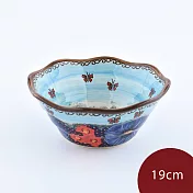 波蘭陶 水澤花坊系列 沙拉碗 19cm 波蘭手工製 飯碗 湯碗