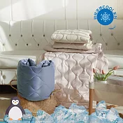 【家適居家】超涼爽 雙面涼感涼被 台灣製 卡其