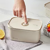 【掌廚可樂膳】無印可微波不銹鋼保鮮盒- 1400ml