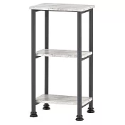 【H&R安室家】35x27x71CM仿大理石紋三層置物架BC335A