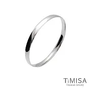 【TiMISA】 純鈦手環 純真(薄款) 原色