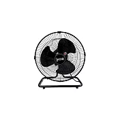 [野一夏] 12吋三段風速360度百頭靜音桌扇風扇  夜幕黑