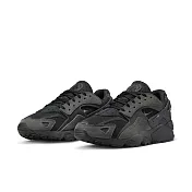 Nike Air Huarache Runner 黑灰麂皮 男鞋 休閒鞋 運動鞋 DZ3306-002 US8 黑灰