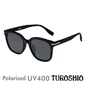 Turoshio太空尼龍偏光太陽眼鏡 金屬裝飾線經典款  J5213 C1 霧面黑