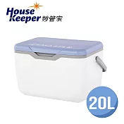 妙管家 ICEMASTER手提式保冰桶20L(附冰磚) 珍珠白