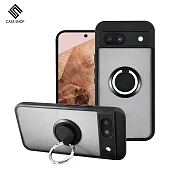 CASE SHOP Google Pixel 8a 指環支架站立保護殼- 黑色