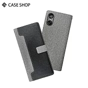 CASE SHOP SONY Xperia 10 VI 前收納側掀皮套- 黑色