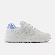 New Balance 574 系列 女 休閒鞋 白藍-WL5742BC-B US6 白色