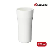 【KYOCERA】日本京瓷陶瓷塗層保溫杯/隨行杯 420ml(原廠總代理)  黑色