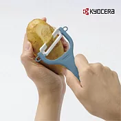 【KYOCERA】日本京瓷彩色陶瓷削皮器(原廠總代理) 暗藍