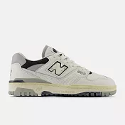 New Balance 550 系列 男女 休閒鞋 白灰-BB550VGB-D US4 白色