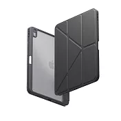 UNIQ iPad Air 13吋 (2024 M2) Moven 磁吸帶筆槽透明平板保護套  灰色