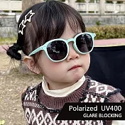 【SUNS】兒童偏光太陽眼鏡 韓版ins星星點綴墨鏡 彈力壓不壞材質  寶麗來鏡片 抗UV400 S114 蘋果綠