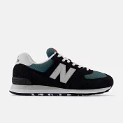 New Balance 574 系列 男女 休閒鞋 黑-U574MGH-D US8 黑色