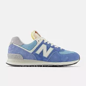 New Balance 574 系列 男女 休閒鞋 藍-U574RCA-D US5 藍色