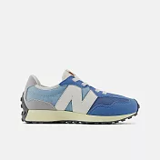 New Balance 327 系列 中大童 休閒鞋 藍-PH327RA-W 20 藍色