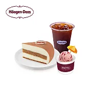 (電子票) 哈根達斯 手作蛋糕切片+單球冰淇淋+150元飲品(外帶) 喜客券【受託代銷】