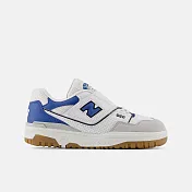 New Balance 550 系列 中大童 休閒鞋 白藍-PHB550SA-M 18.5 白色