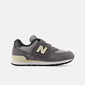 New Balance 574 系列 中大童 休閒鞋 灰-PV574LGG-W 18.5 灰色