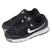Nike 慢跑鞋 Air Span II 男鞋 黑 白 復古 網布 皮革 氣墊 緩衝 運動鞋 AH8047-008 28cm BLACK/WHITE