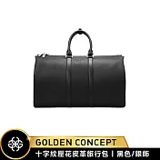 ★送原廠好禮★Golden Concept Saffiano Leather 十字壓紋 小牛皮旅行提包 (肩背/手提 兩用)