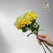 【Floral M】夏日經典茉莉花檸檬黃仿真花花材（1入/組）